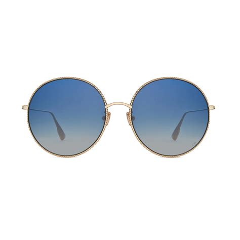 dior society 60mm round sunglasses|DiorSociety2F Shaded Blue to Gray Round Sunglasses.